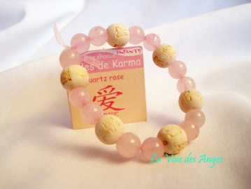 Rose Quartz Karma KIDS Bracelet