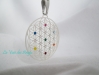 Flower of life silver plated Chakra