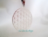 Flower of life silver plated